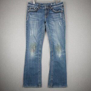 Miss Me Mid Rise Bootcut Denim Jeans Womens 32 JP55014-17